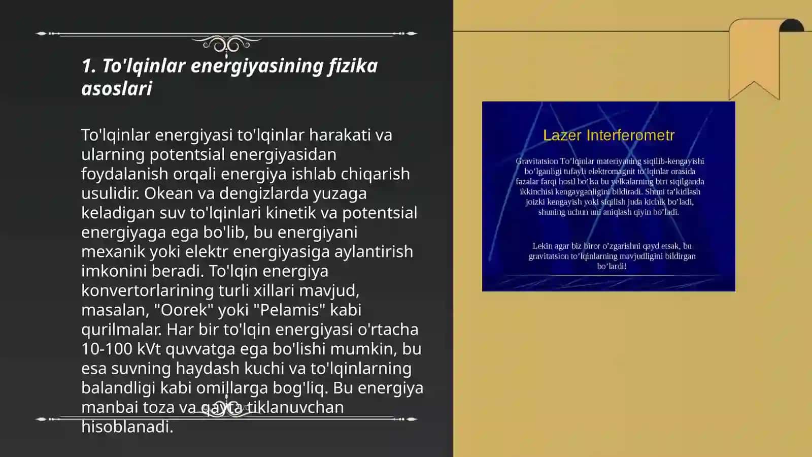 To'lqinlar energiyasi 3