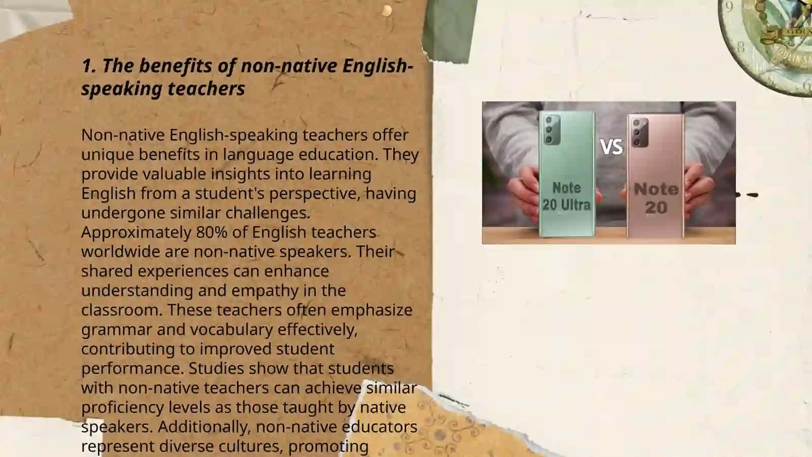When the teacher is not a native speaker 3