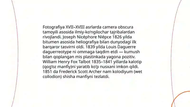 Fotografiya tarixi 3