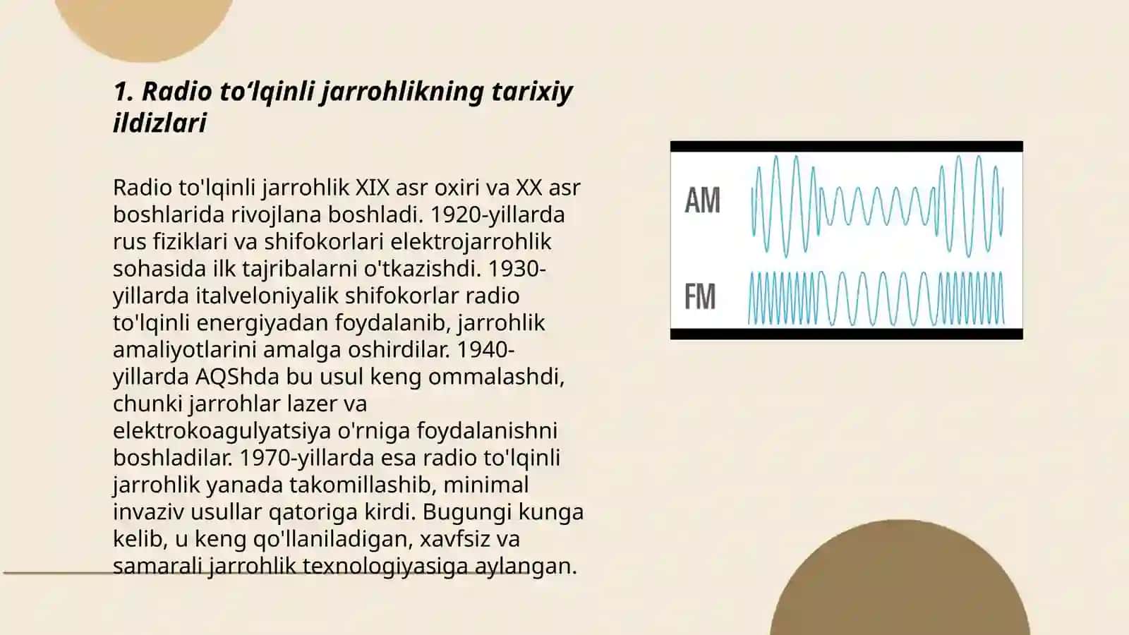 Radio toʻlqinli jarrohlik 3