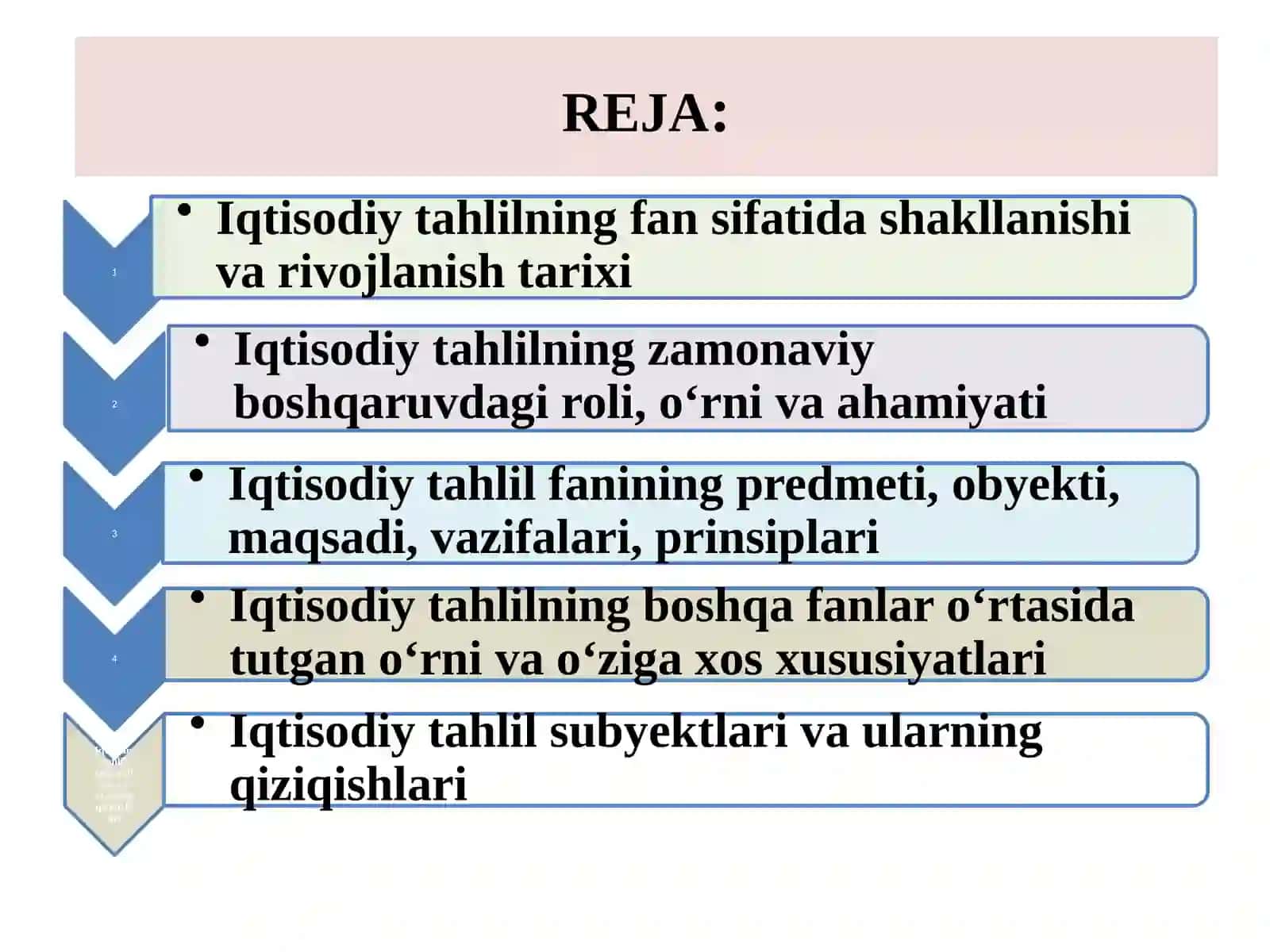 Iqtisodiy tahlilning mazmuni, predmeti va vazifalari 3