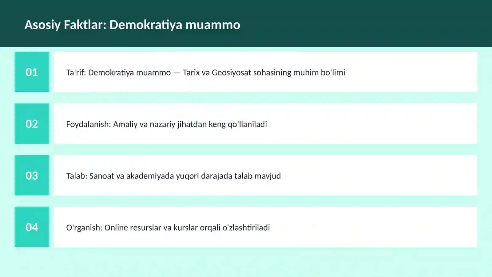 Demokratiya muammo 3