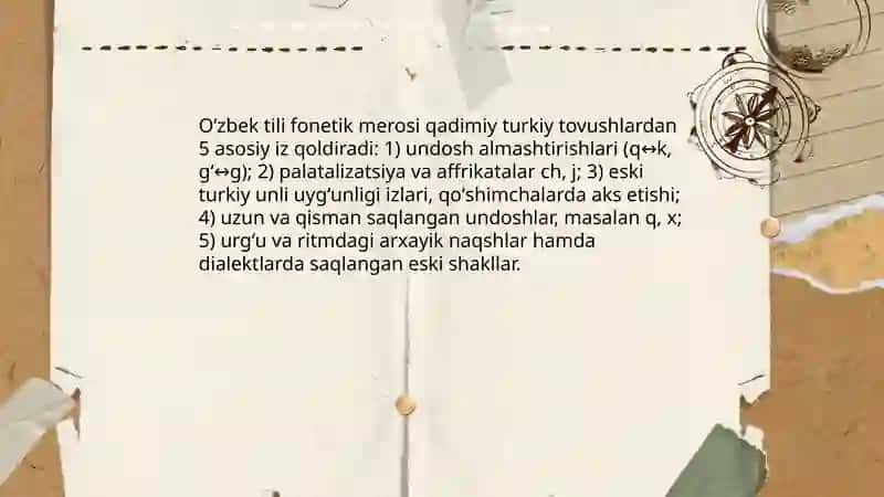 Oʻzbek tili tarixi fonetikasi 3