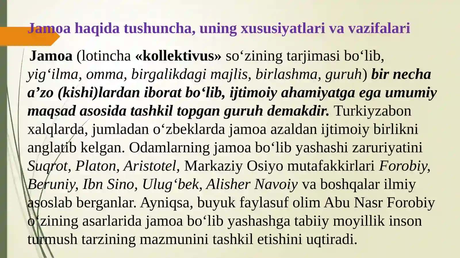 Jamoani tashkil etish metodikasi. Jamoada shaxsni tarbiyalash 3