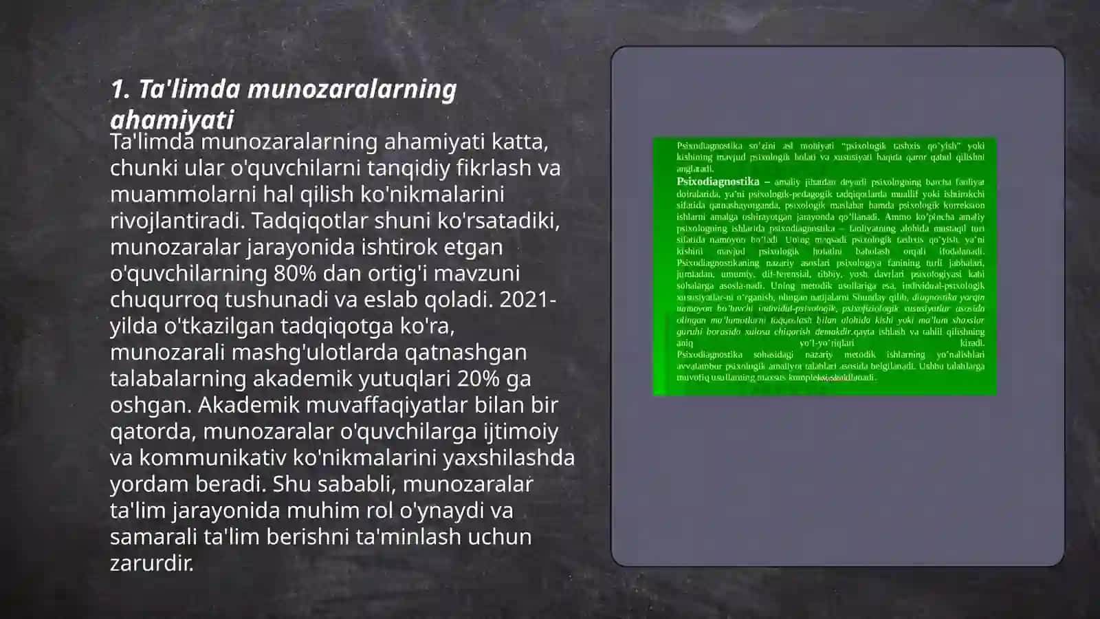 Ta'limda munozaralarning ahamiyati 3