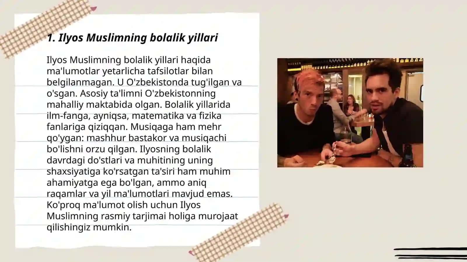 Ilyos Muslim hayoti va ijodi 3