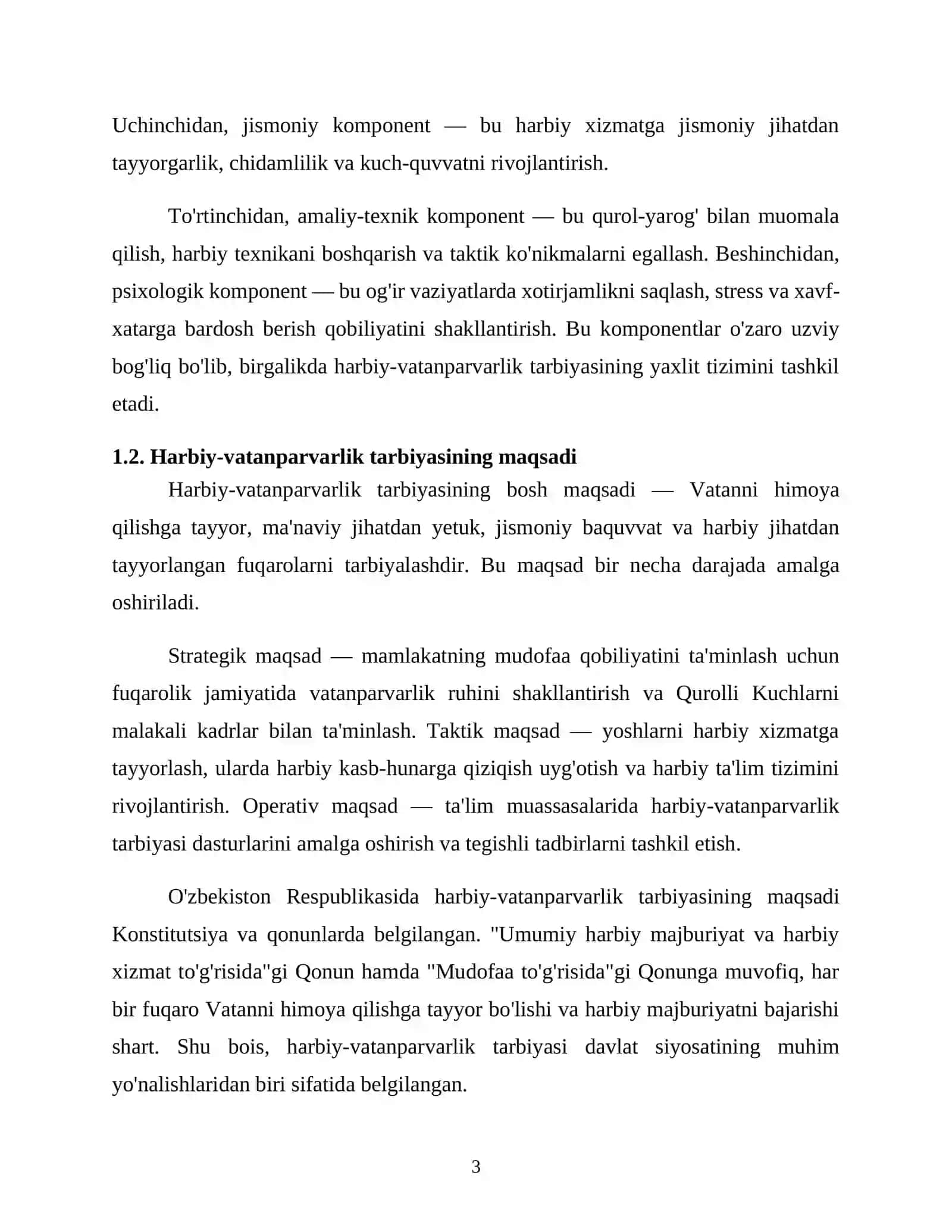 HARBIY VATANPARVARLIK TARBIYASINING METODOLOGIK VA NAZARIY ASOSLARI 3