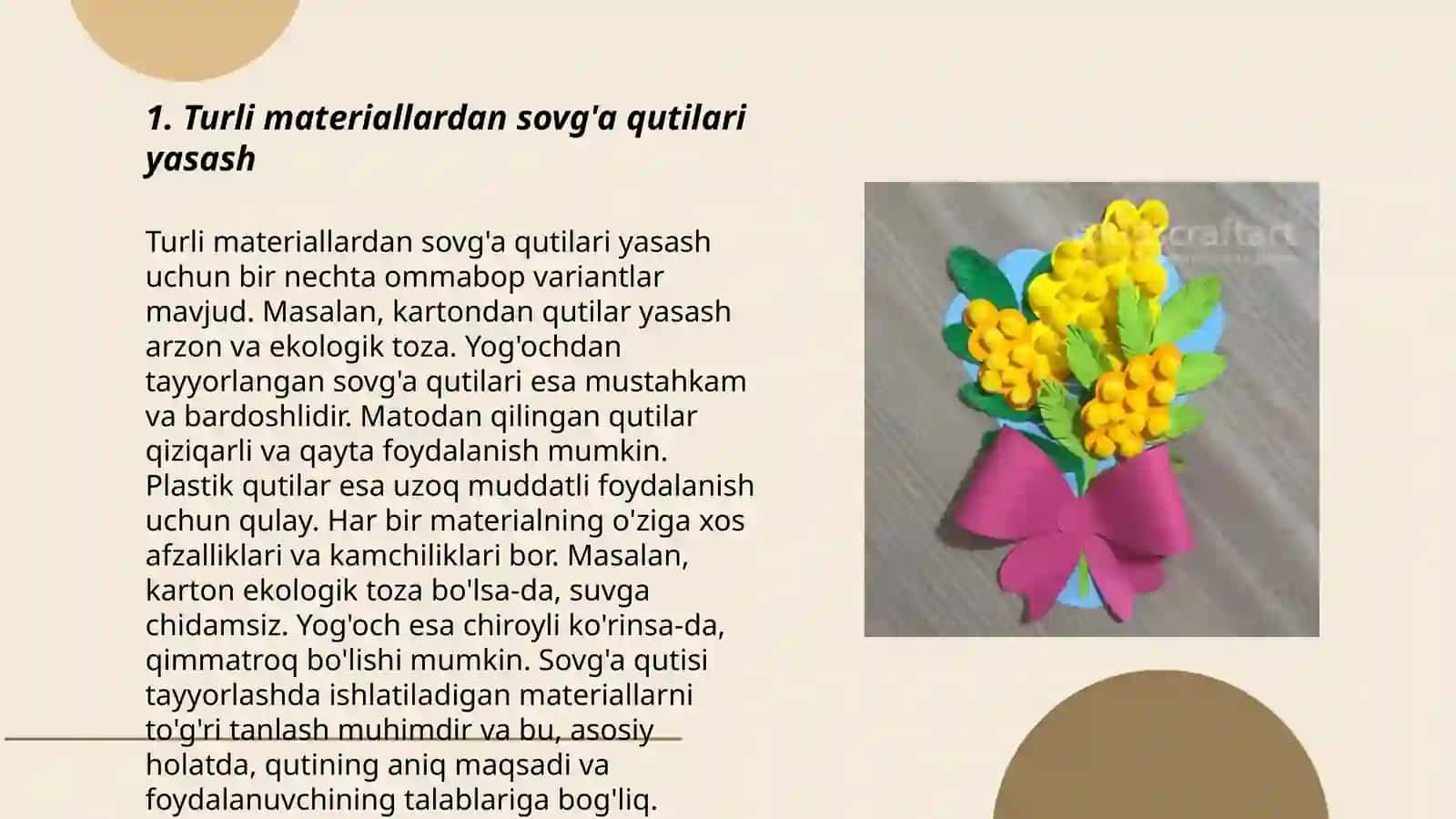 Turli materiallardan bayram sovģasini tayyorlash 3