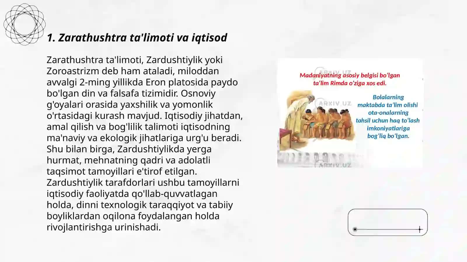 Zardushtizmdagi Iqtisodiy G'oyalar 3