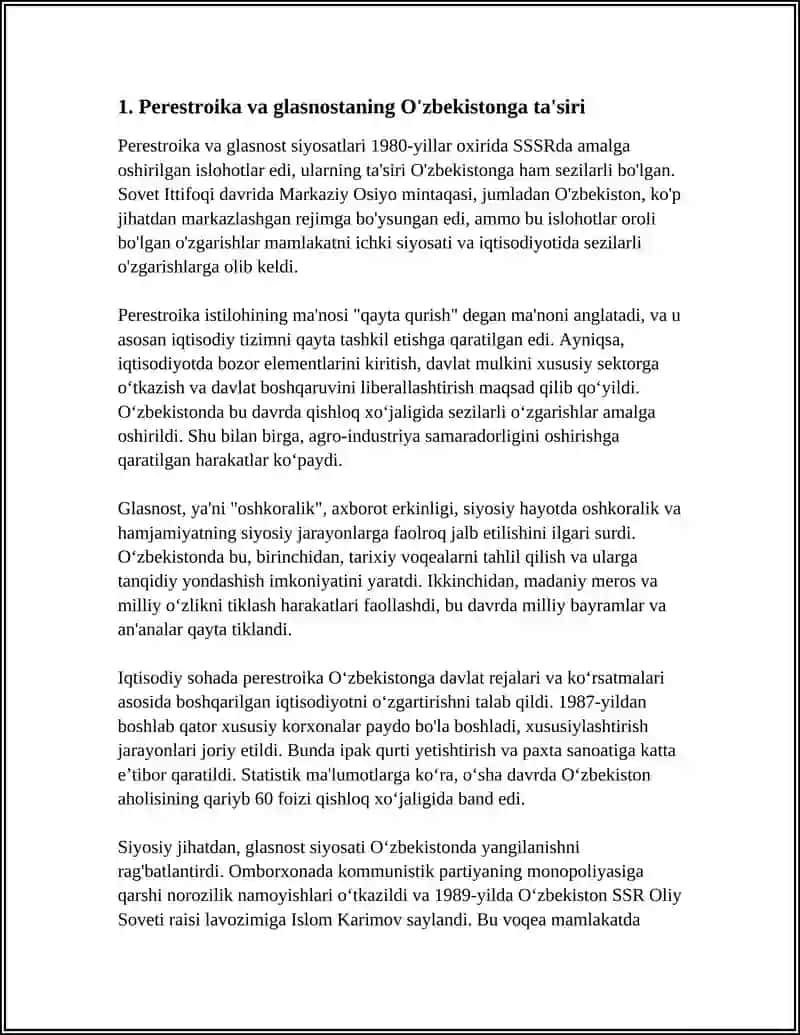 O’ZBEKISTON MUSTAQILLIKKA ERISHISH ARAFASIDA 3