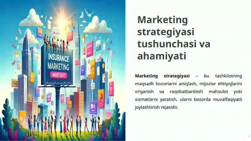 Sugʻurta tashkilotlarida Marketing Strategiyasi 3