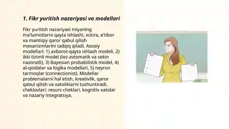 KOGNITIV PSIXALOGIYA FANIDAN 2-TOPSHIRIQ 3