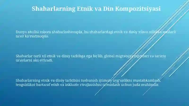 Jahon Etnic Xilma-Xilligi 3