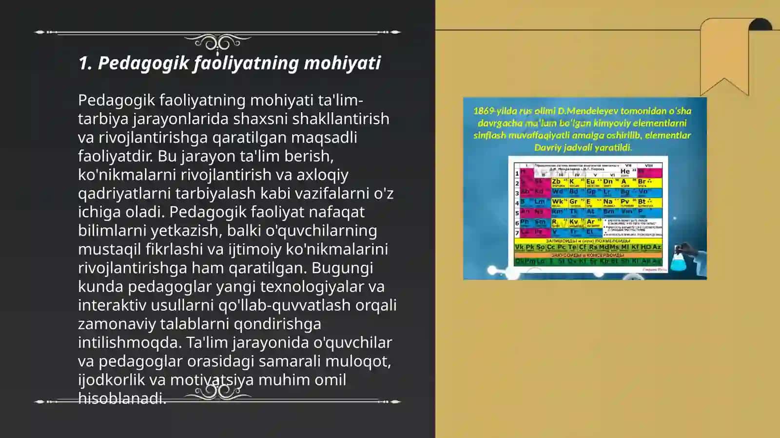 Pedagog kasbi va uning va’zifalari 3