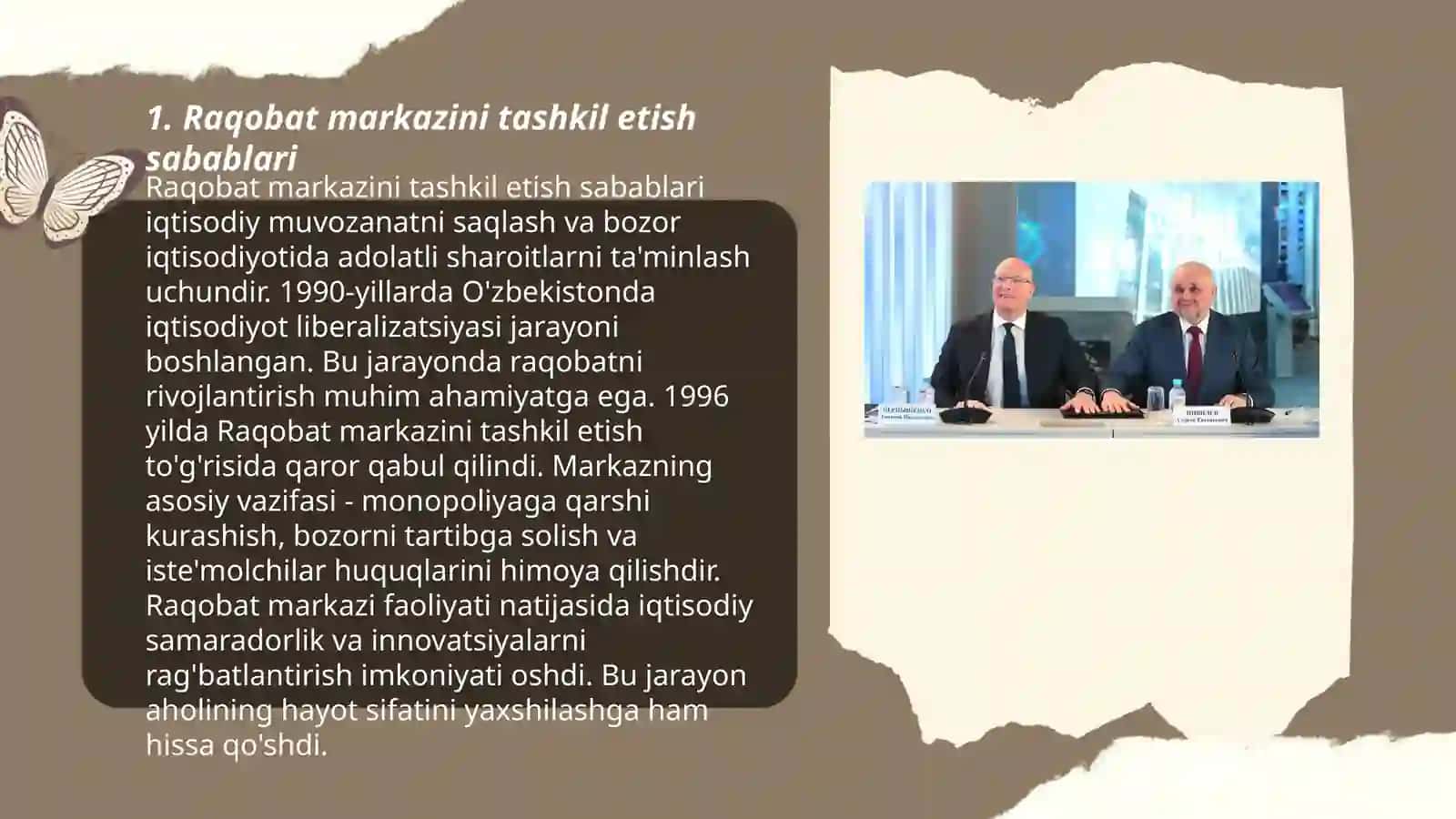 Raqobat markazini muvofiqlashtirish zarurati va yo'nalishlari 3