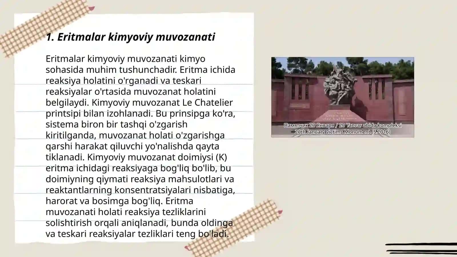 Eritmalar kimyoviy muvozanati 3