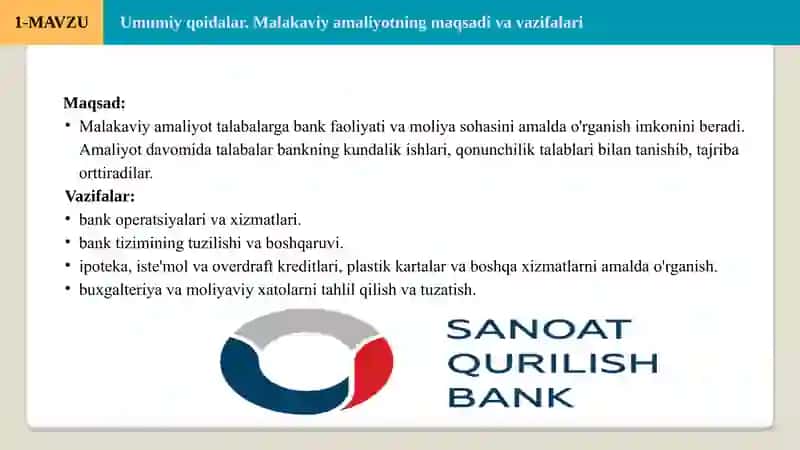 Malakaviy Amaliyot Hisoboti 3