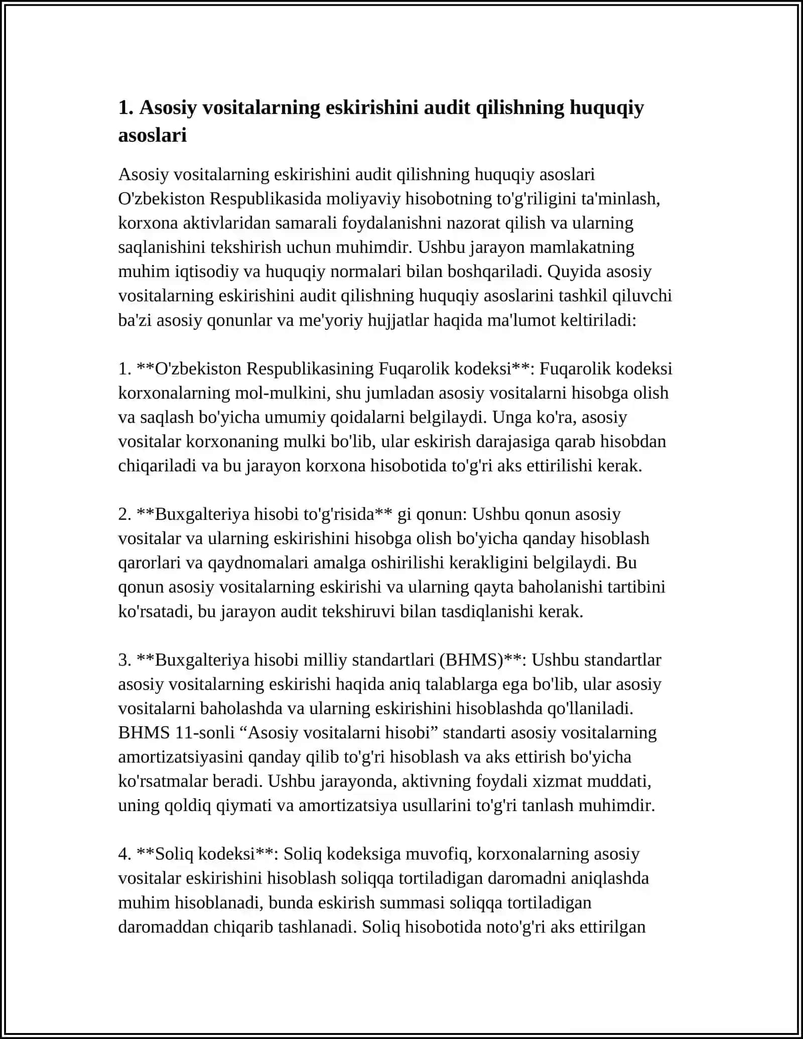 ASOSIY VOSITALAR ESKIRISHI AUDITI 3