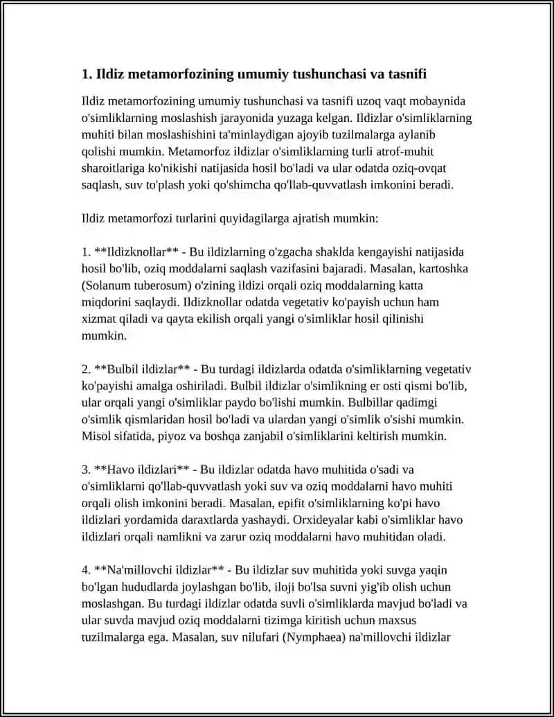 ILDIZ, POYA, BARG METAMARFOZI 3