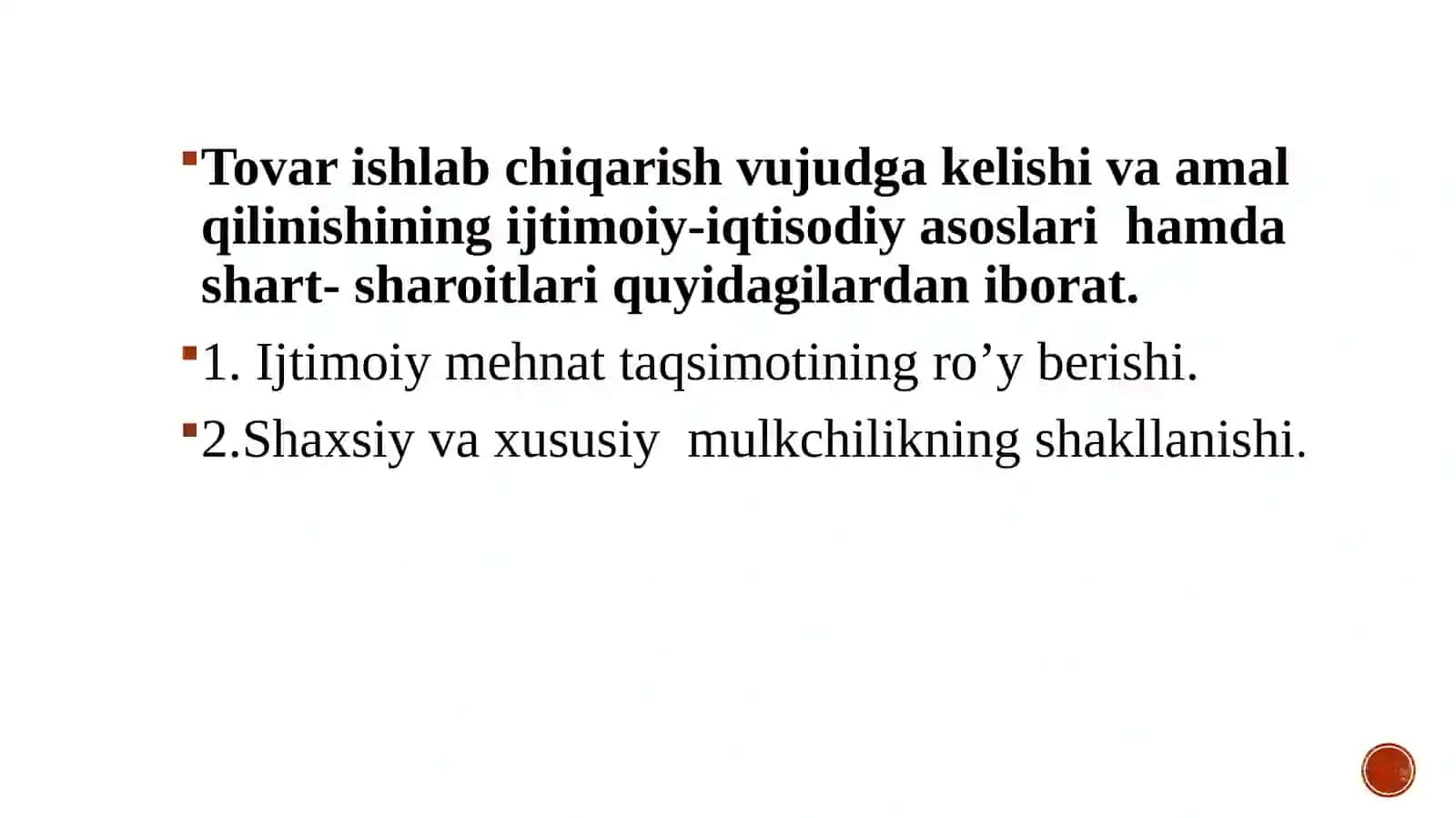 Tovar siyosati 3