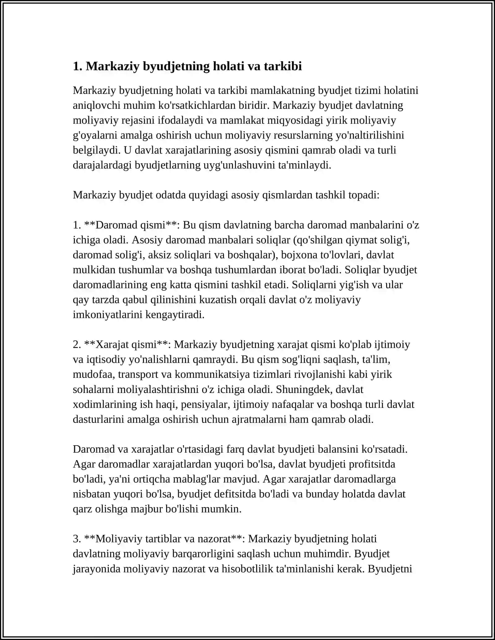BYUDJET TIZIMI HOLATI 3