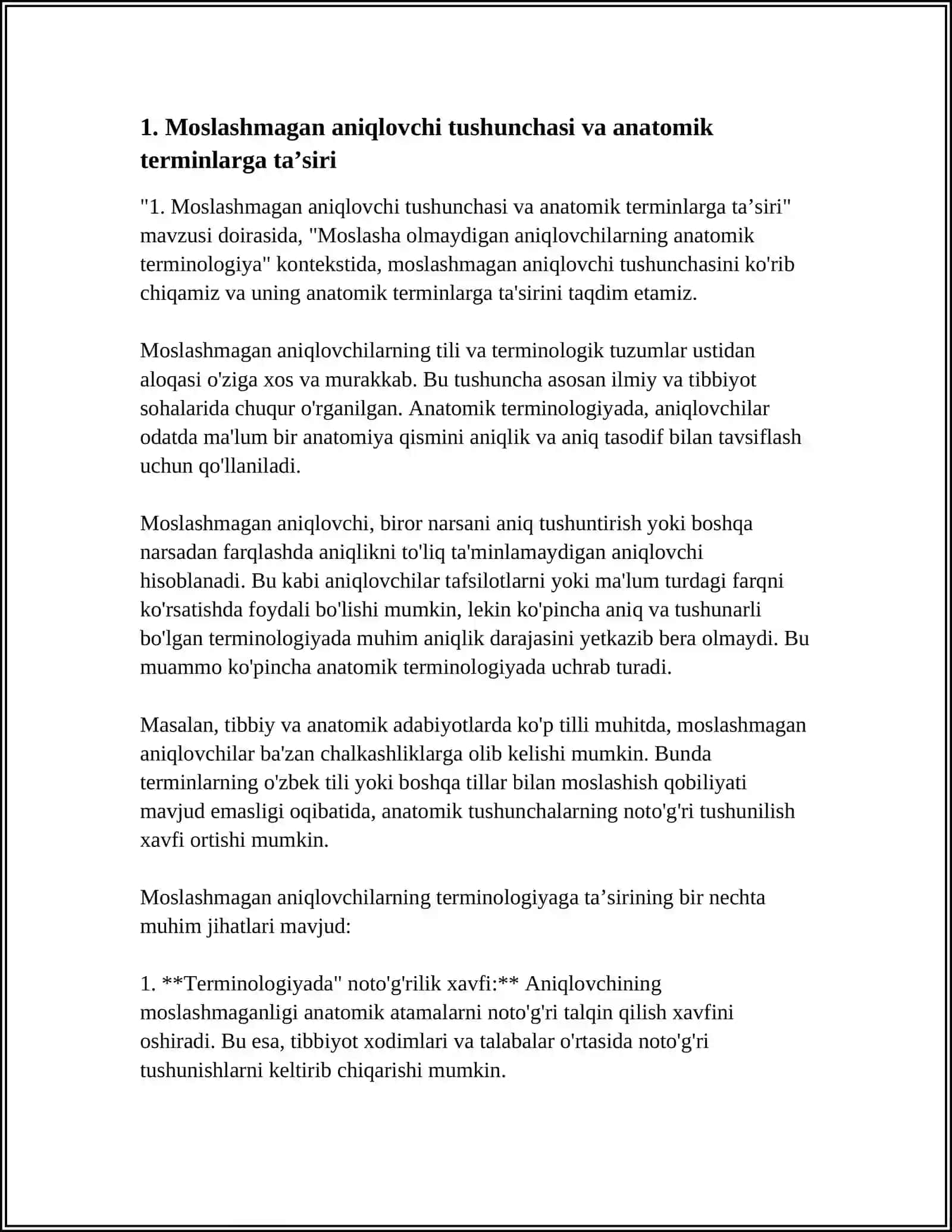 MOSLASHMAGAN ANIQLOVCHI ISHTIROKIDA ANATOMIK TERMINLAR 3