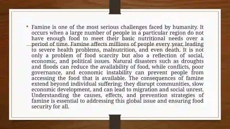Famine 3