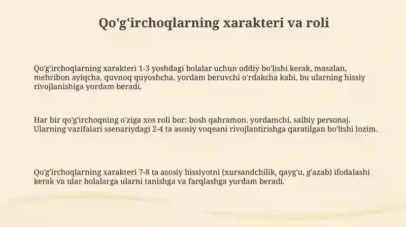Qo'g'irchoq teatri personajlarini yasash 3