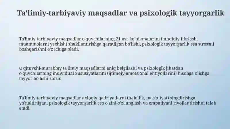 O’qituvchi-murabbiyning Pedagogik-Psixologik Xususiyatlari 3