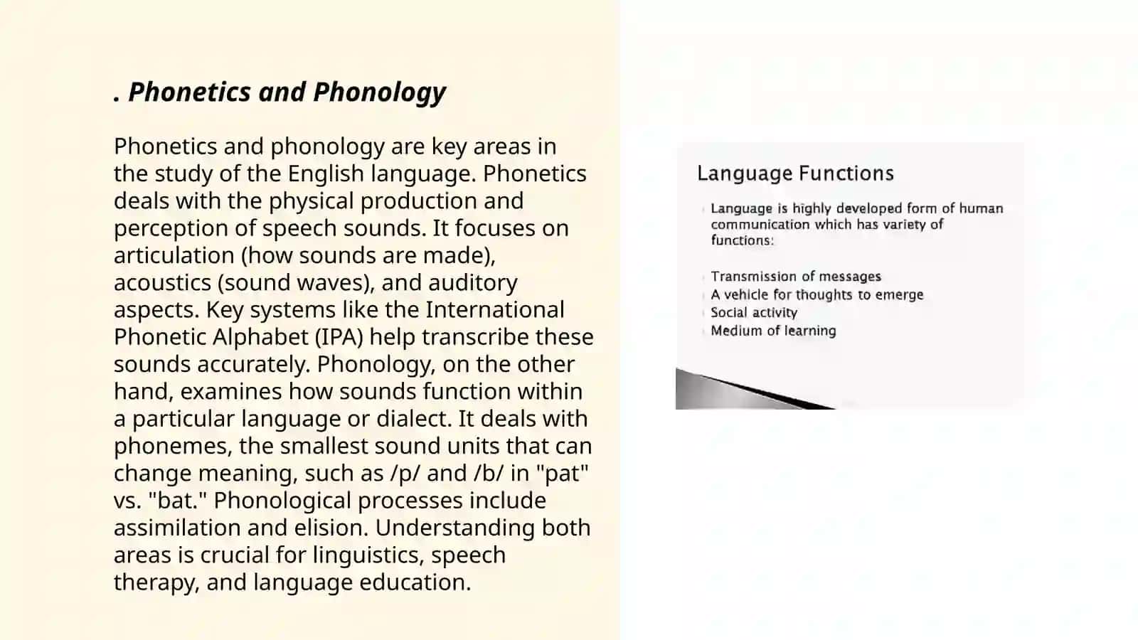 Linguistic Form and Functions 3