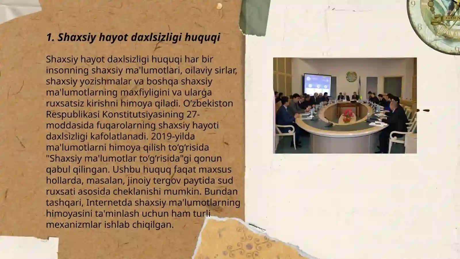Shaxsiy Hayot Daxlsizligi Huquqi 3