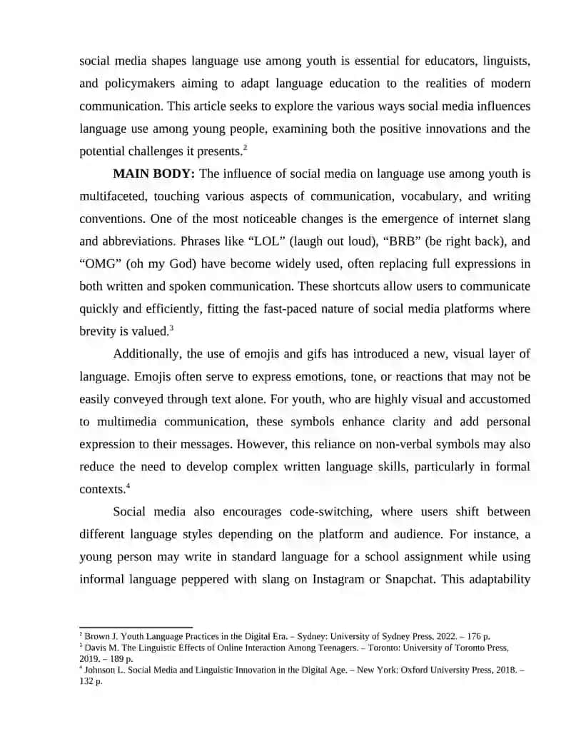 The Impact of Social Media on Language Use Among Youth 3