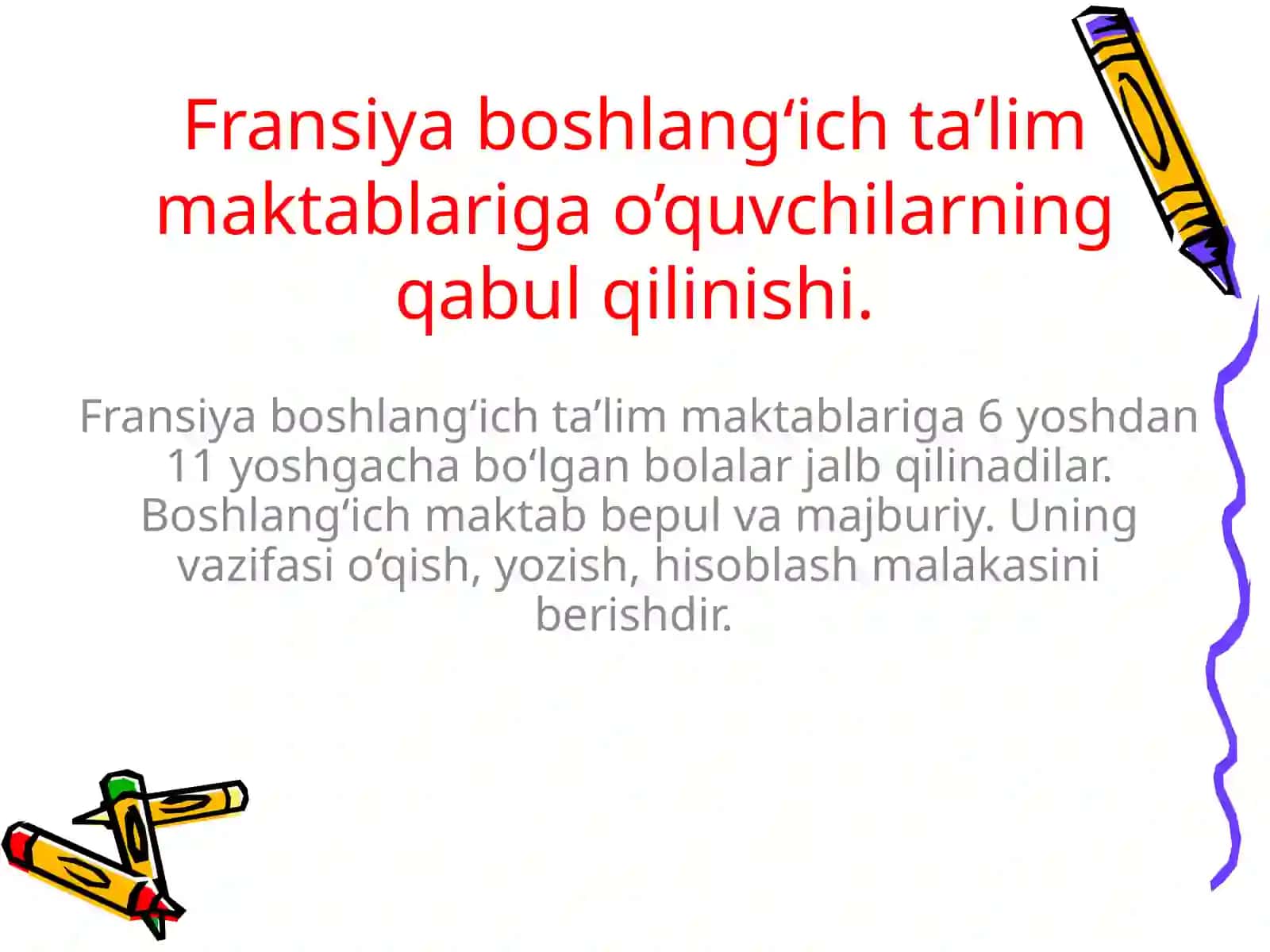 Fransiyada ta’lim tizimi 3