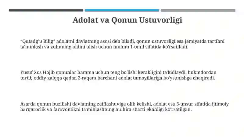 Qutadg‘u bilig 3