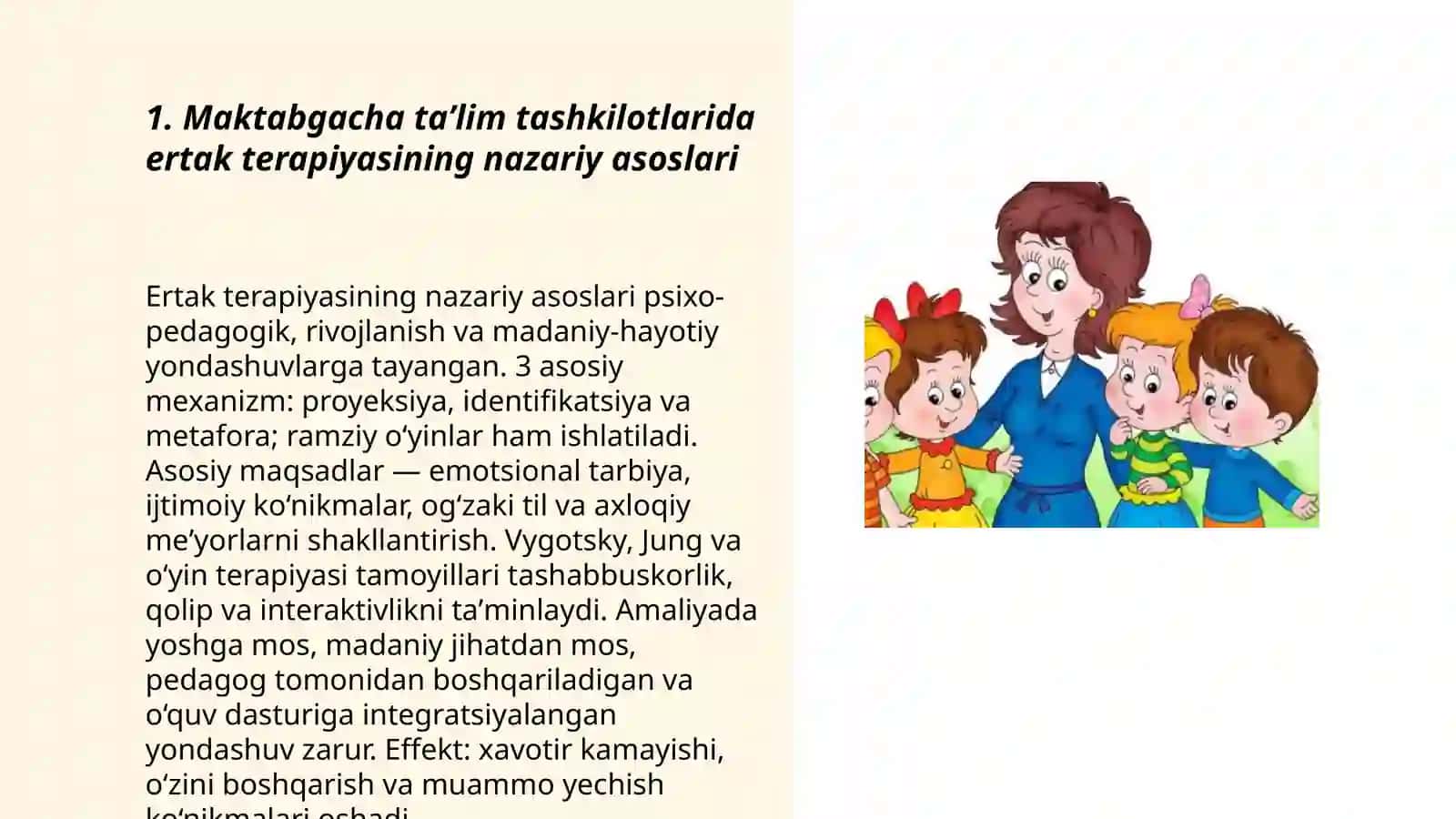 Maktabgacha taʼlim tashkilotlarida ertak terapiyadan foydalanish 3