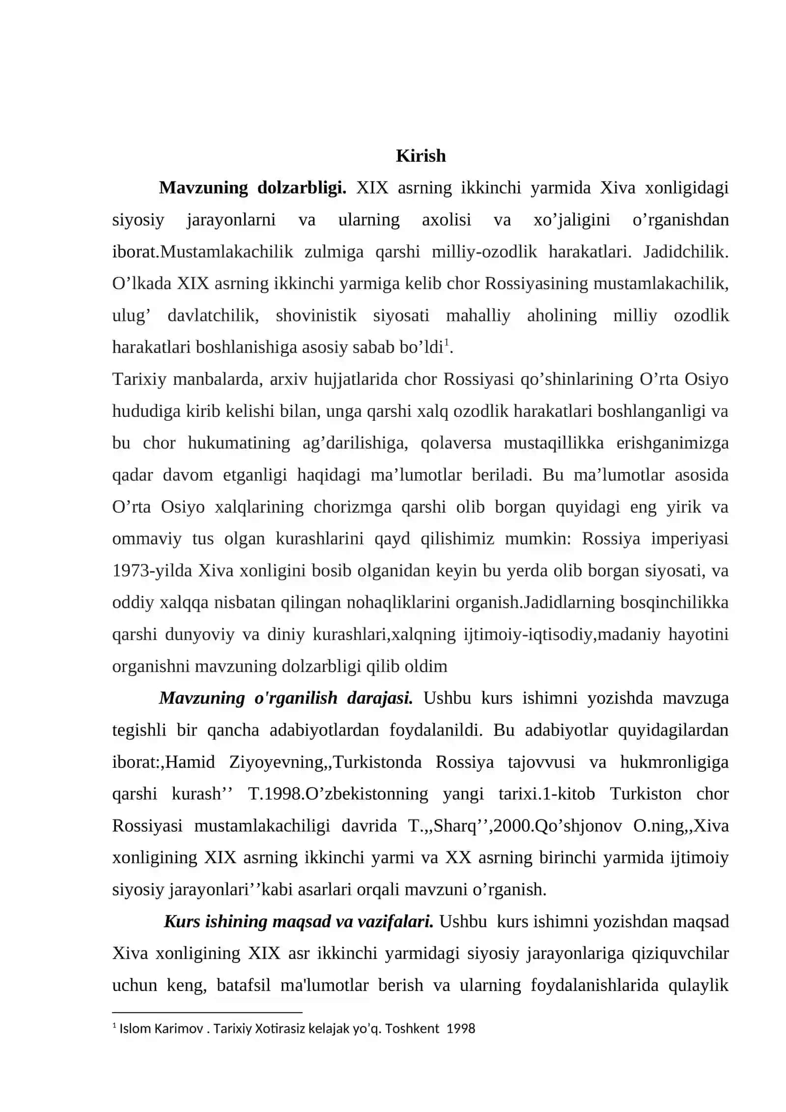 XIX asning ikkinchi yarmida Xiva xonligida siyosiy jarayonlar 3