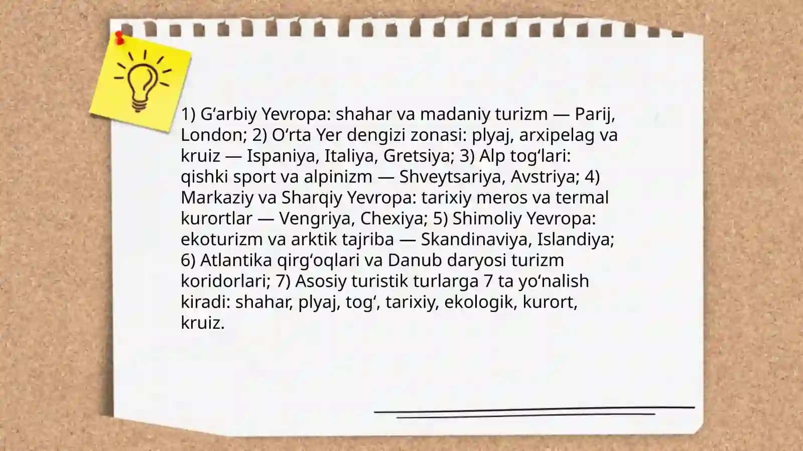 Yevropa turizmining geografiyasi 3