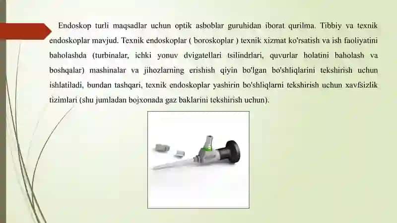 Endoskopning tuzilishi va ishlash printsipi 3