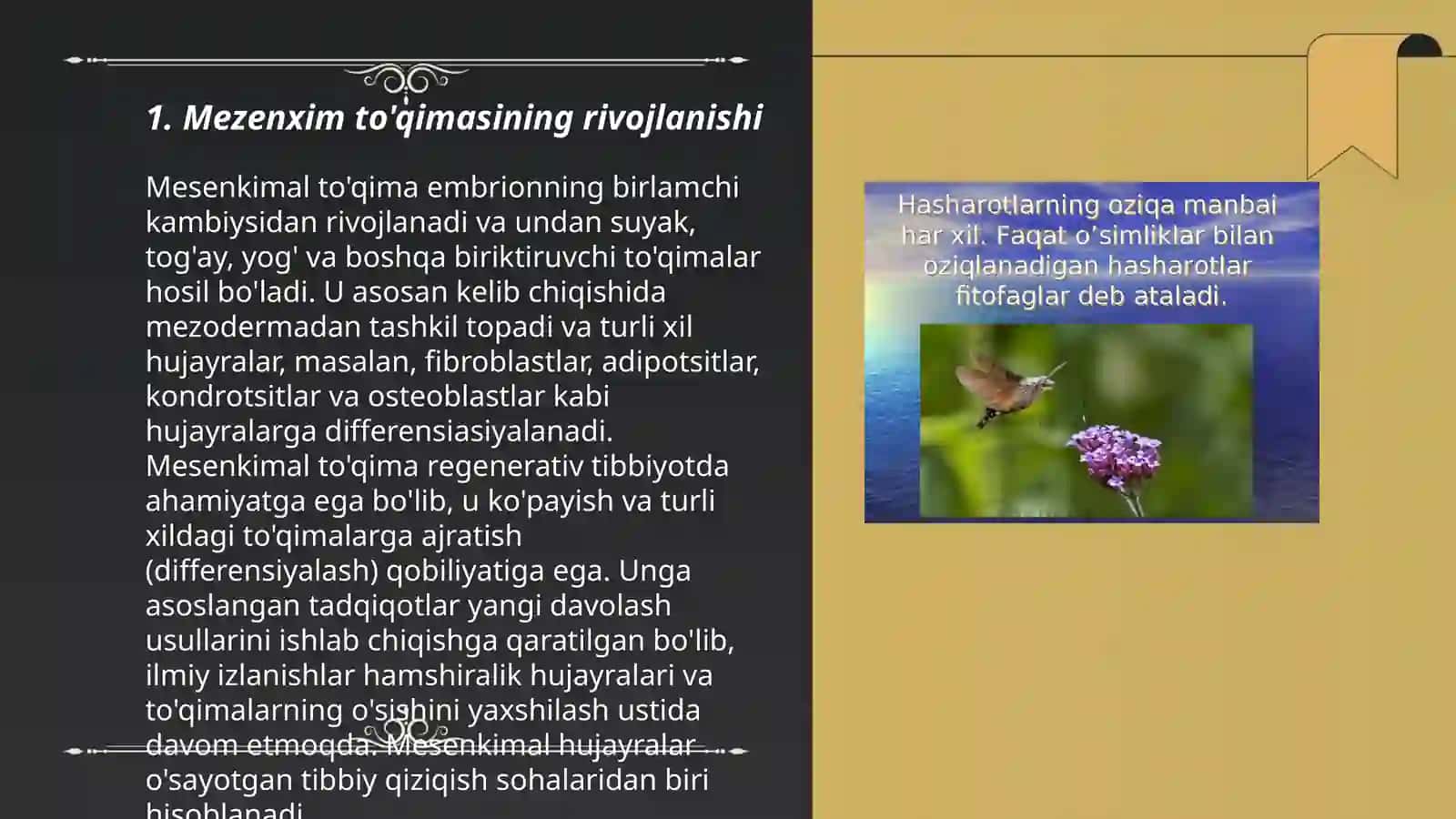 Hasharotlarning postembrional rivojlanishi 3