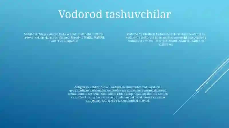 Vodorod Va Elektron Tashuvchi Kofermentlar 3
