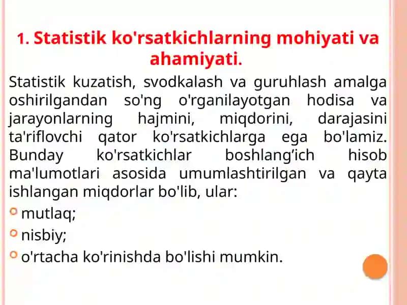 Tasviriystatistikako’rsatkichlari 3