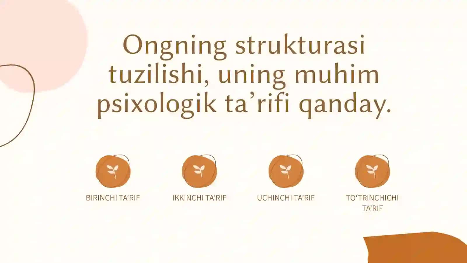ONG VA ONGSIZLIK 3