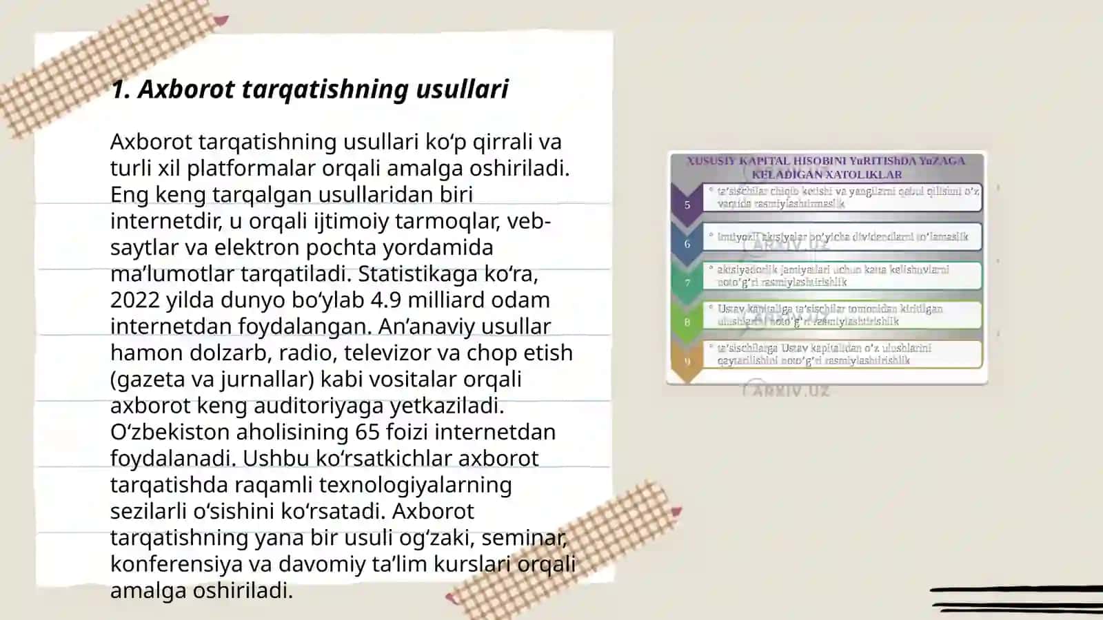 axbarot matnlar bilan ishlash va media madaniyat 3