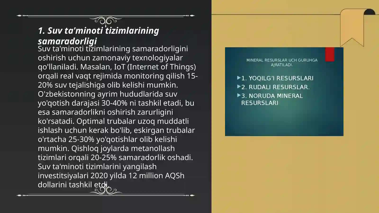 Suv resurslarini boshqarish oqibatlari 3