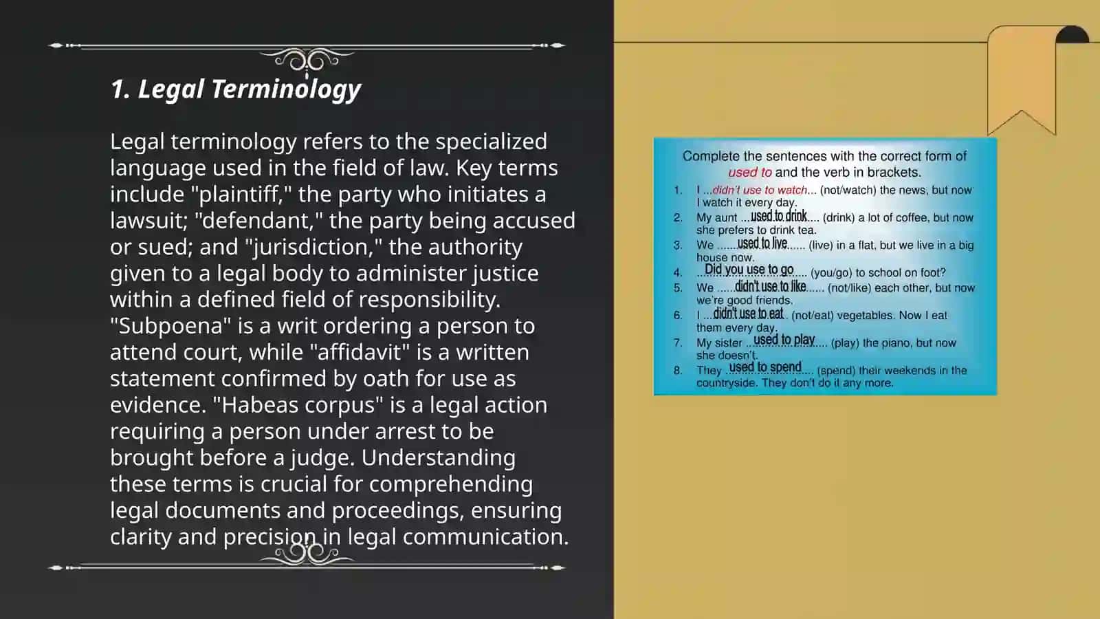 Legal Terminology 3
