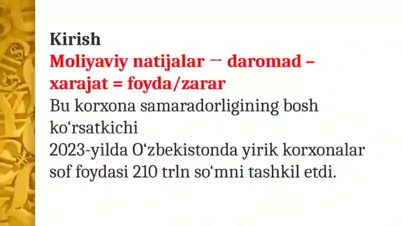 Yakuniymoliyaviynatijalarhisobi 3