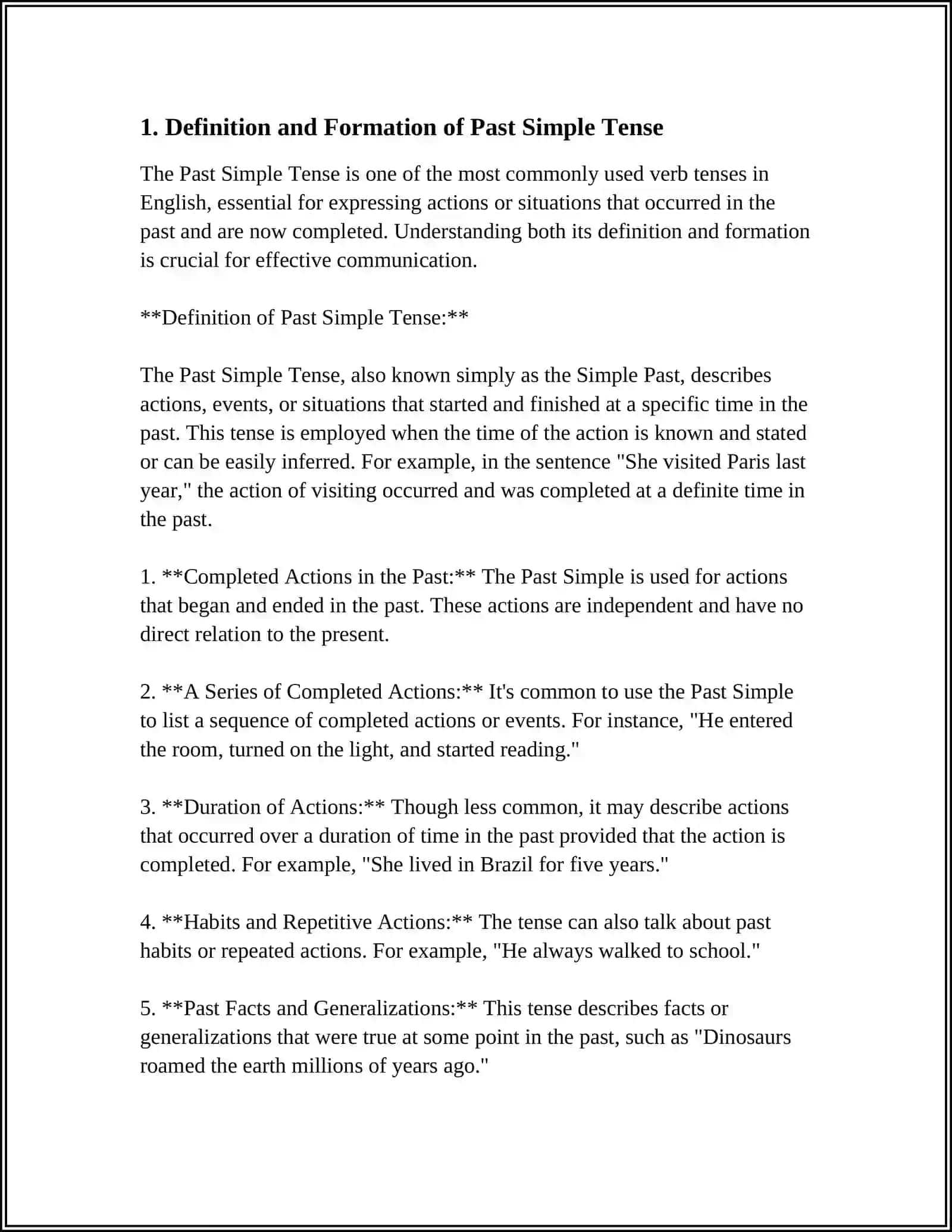 PAST SIMPLE TENSE GRAMMAR 3