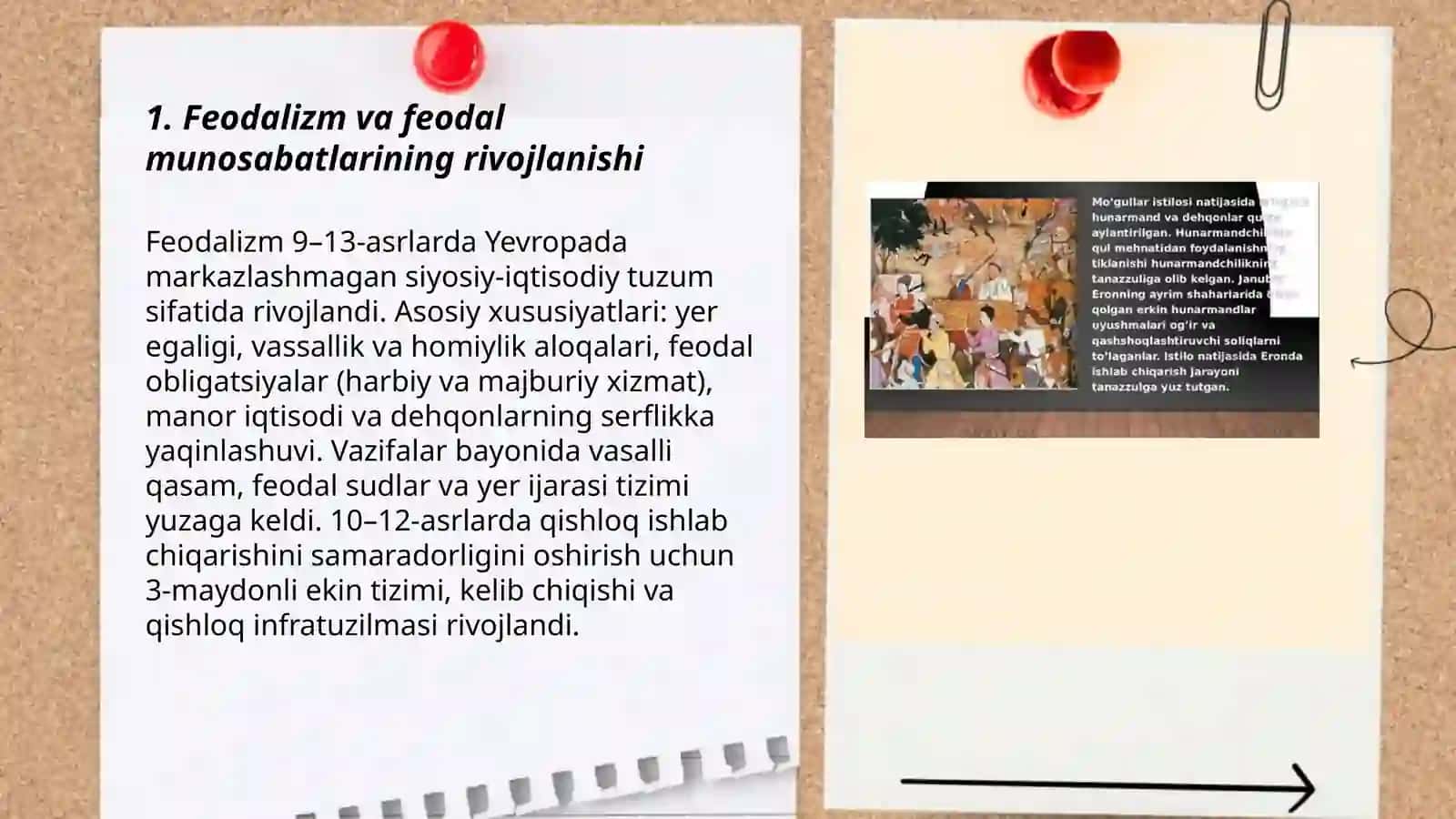 Rivojlangan õrta asrlar taraqqiyoti va tanazzuli 3