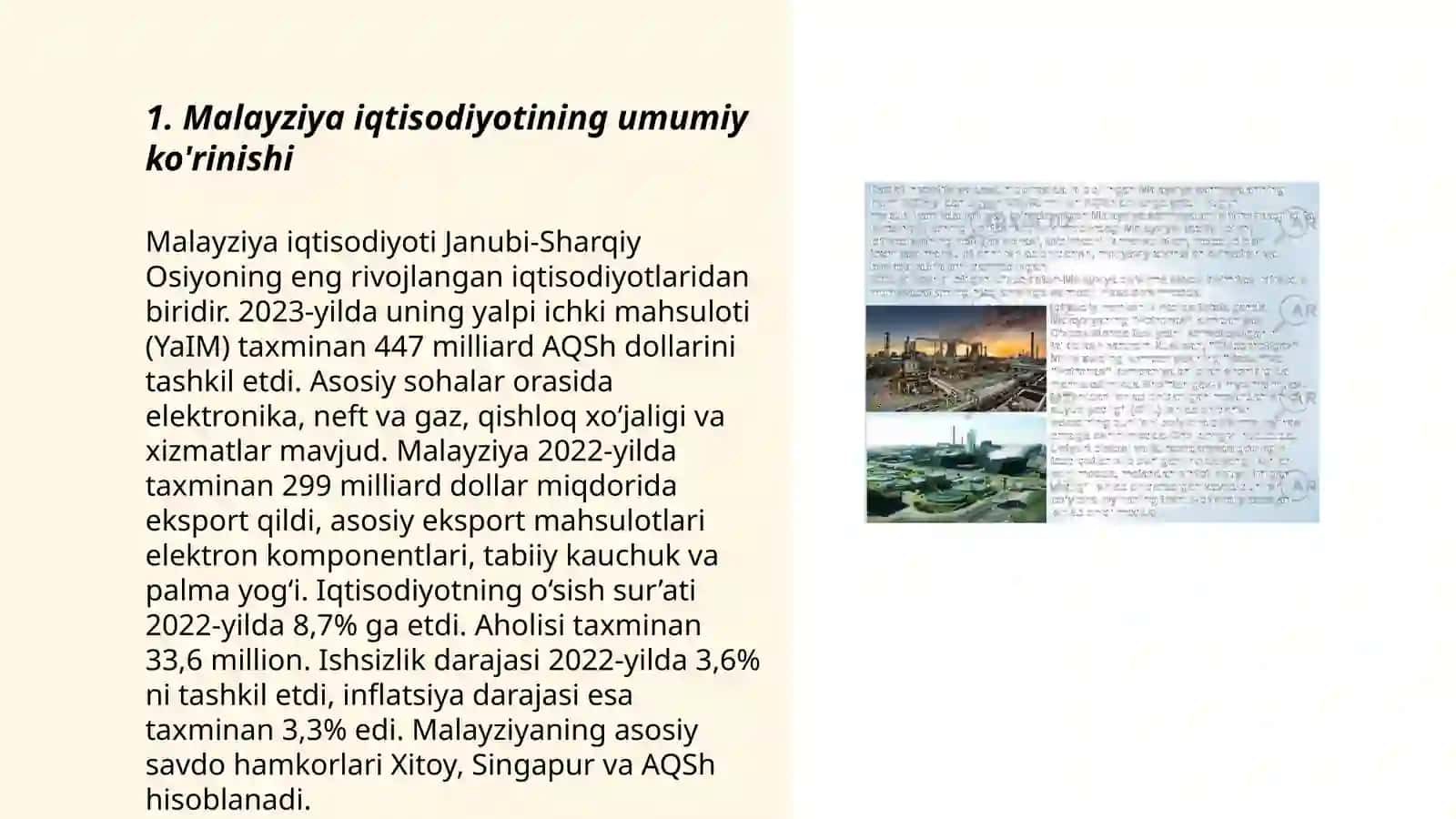 Malayziya iqtisodiyoti 3