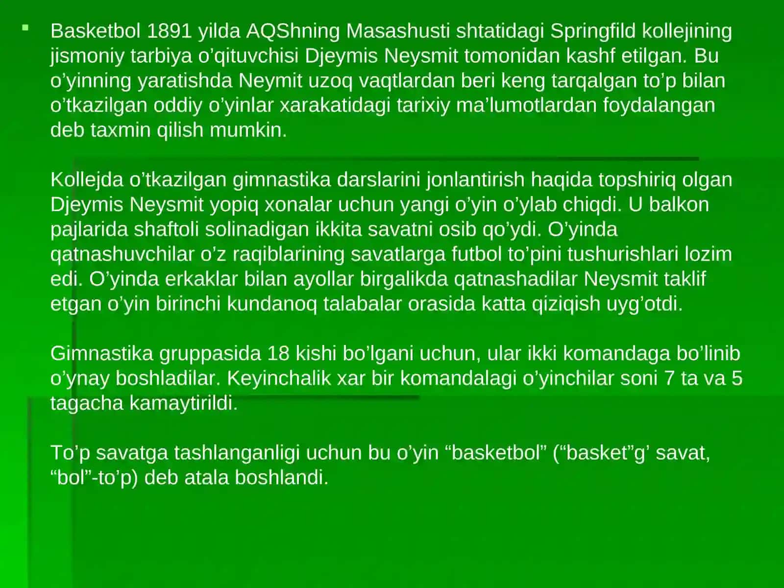 Basketbol tarixi va texnika-taktikasi 3